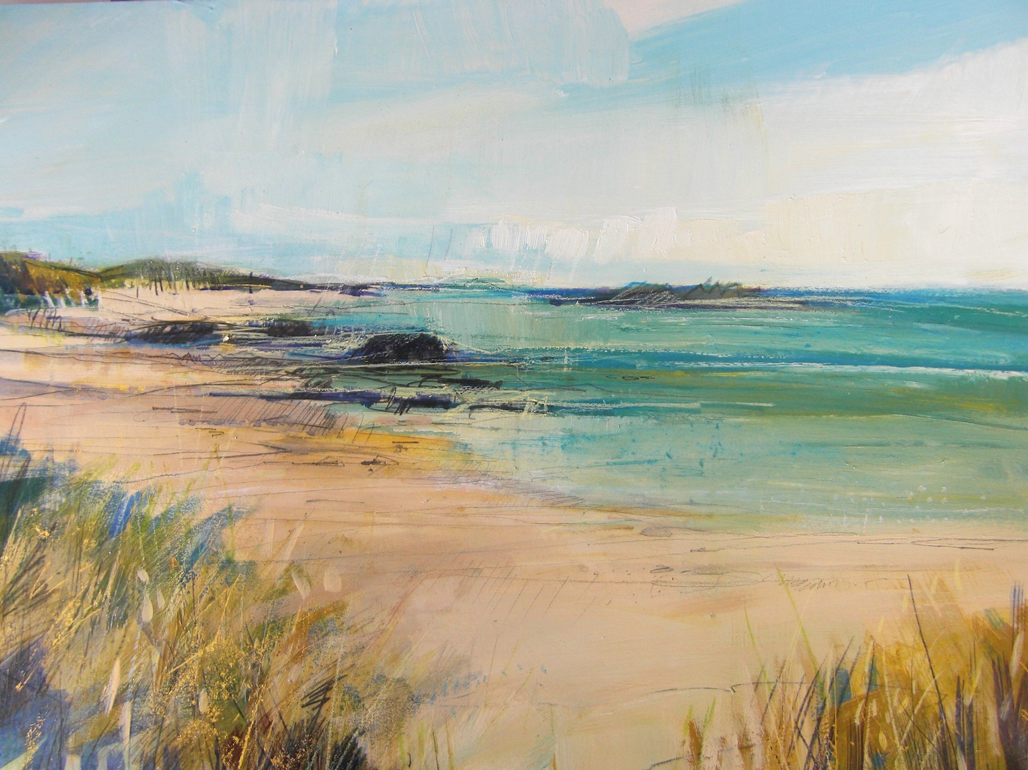 'Chalbha Beach, North End, Iona' by artist Sarah Carrington